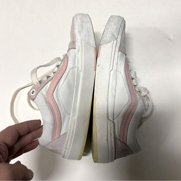 Vans Bmx Old Skool skater Shoes light pink leather suede Angie mens - 4 - Picture 14 of 15